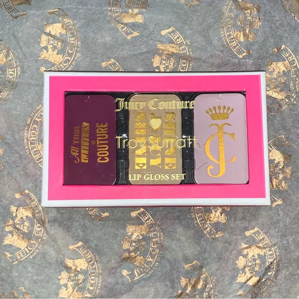 Retro Juicy Couture Troy Surratt Lip Gloss Set New in Box
